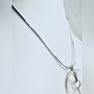 Silpada Rare HTF 16” Sterling Silver 8-Sided Snake Chain Necklace - Signed